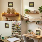 7 Horses on Raw Pyrite Frame – Lucky Vastu Wealth & Success Decor - Image 2